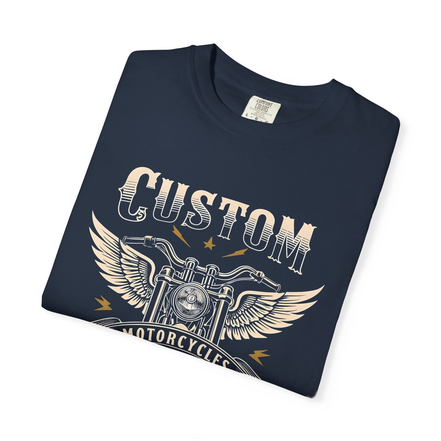 Custom Motorcycles T-shirt - Born to Ride Graphic Tee