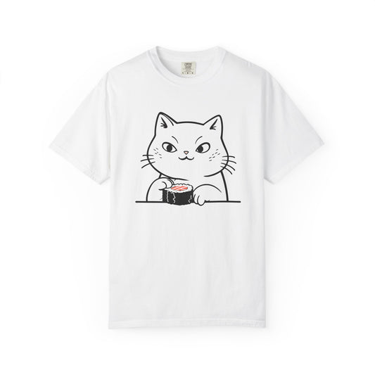 Funny Cat Sushi Unisex T-Shirt - Cute Cat Lover Gift