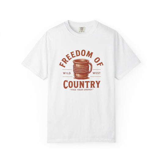 Freedom of Country Unisex Garment-Dyed T-shirt