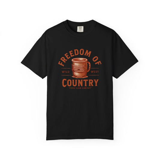 Freedom of Country Unisex Garment-Dyed T-shirt